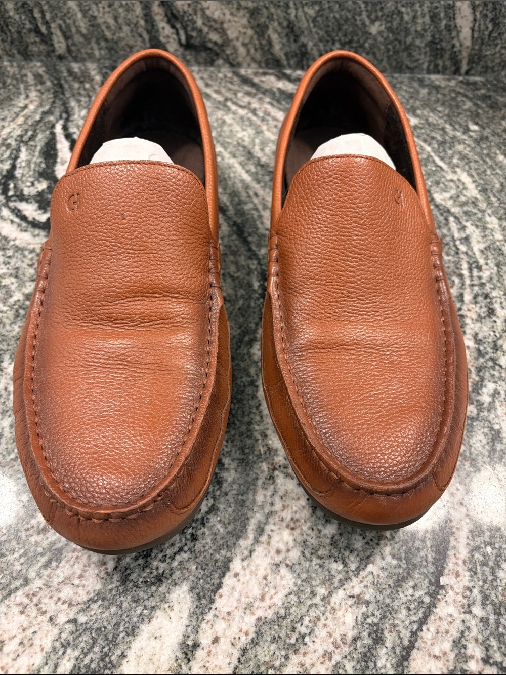 Cole Haan Brown Leather Slip-On Loafers